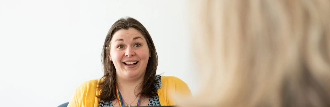 A tutor teaching Psychology with Education students at University of Warwick.
