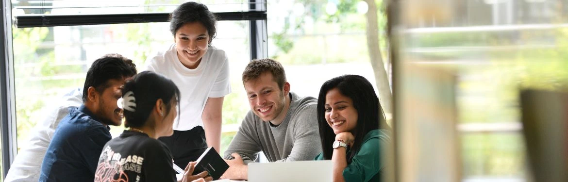 WMG students talking