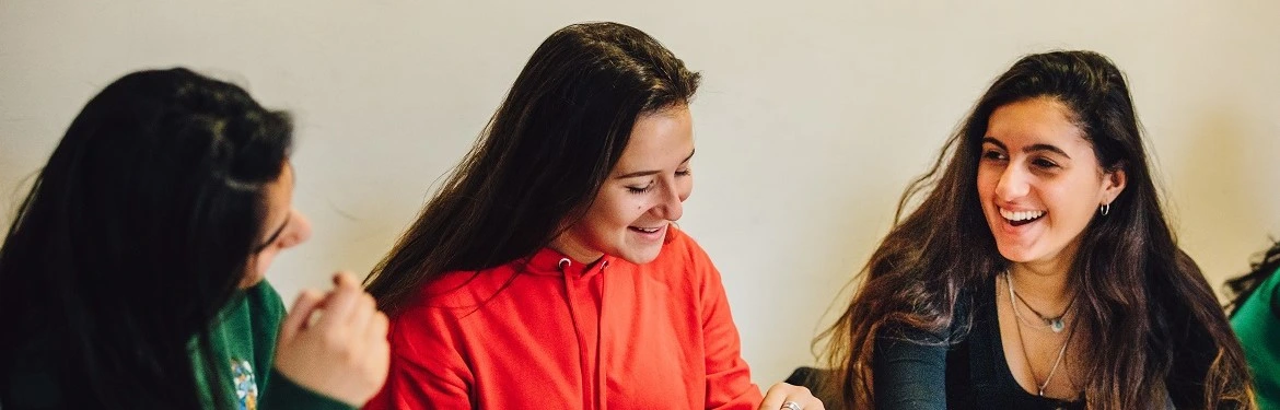 Students in conversation