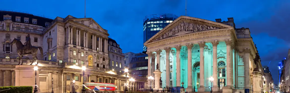 Bank of England in London