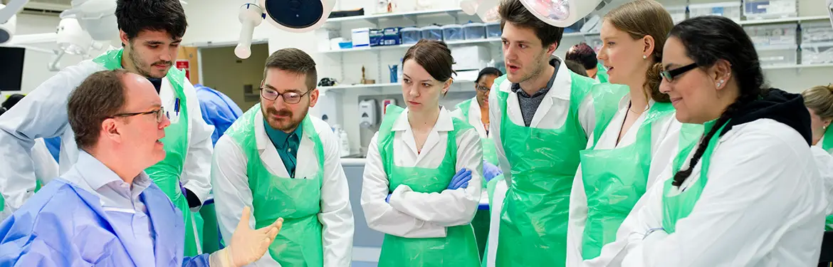 Students in a lab