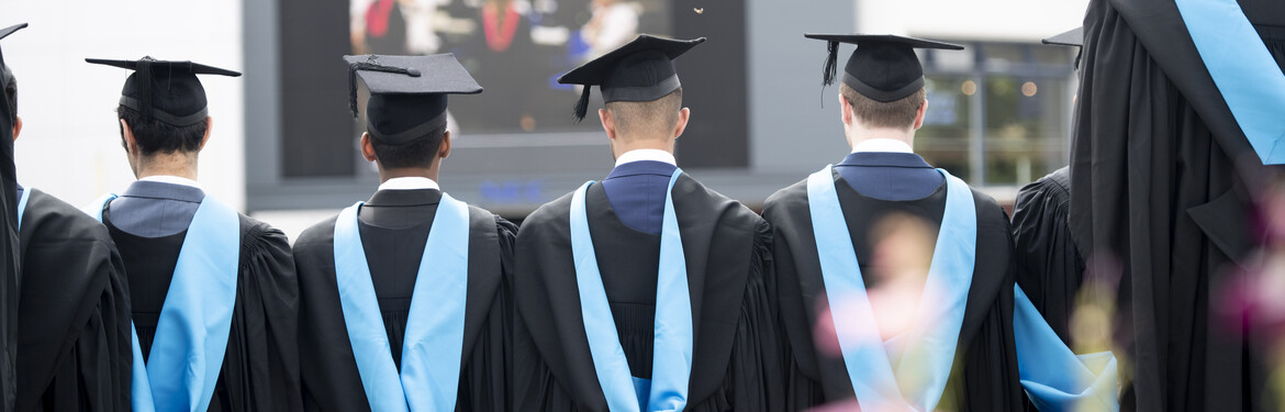 an image of students graduating at the University of Warwick