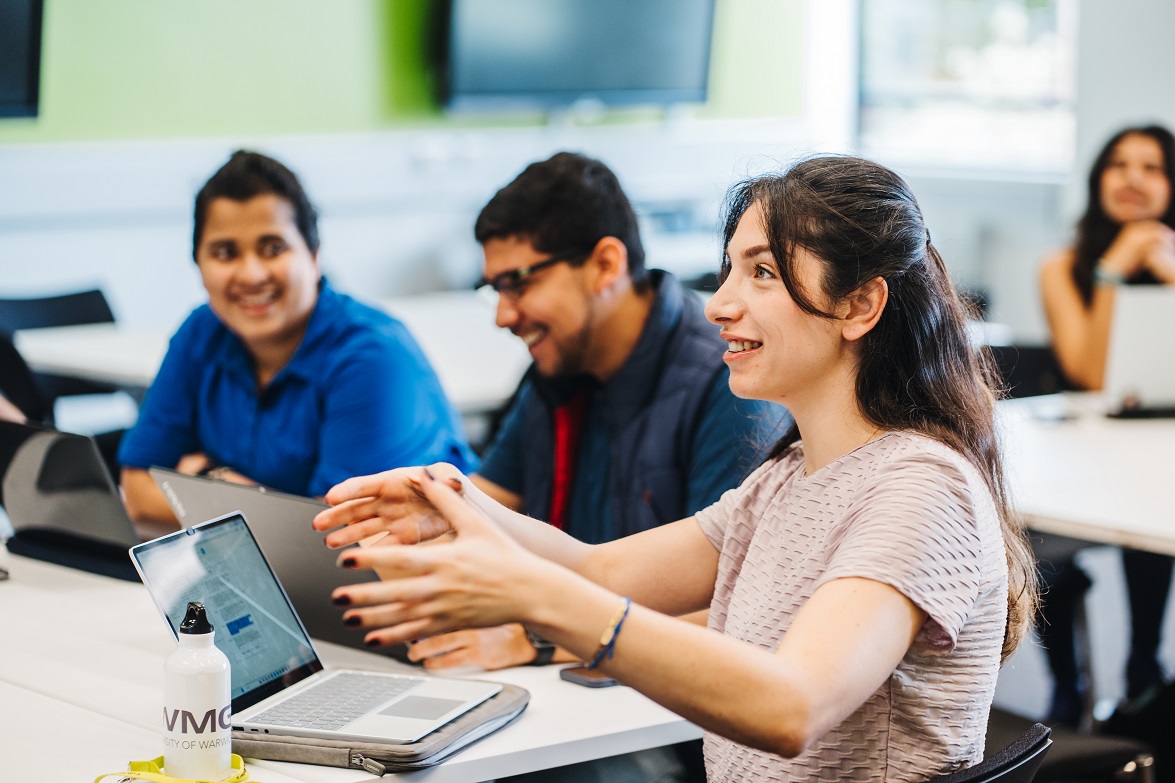 students in a seminar at WMG University of Warwick