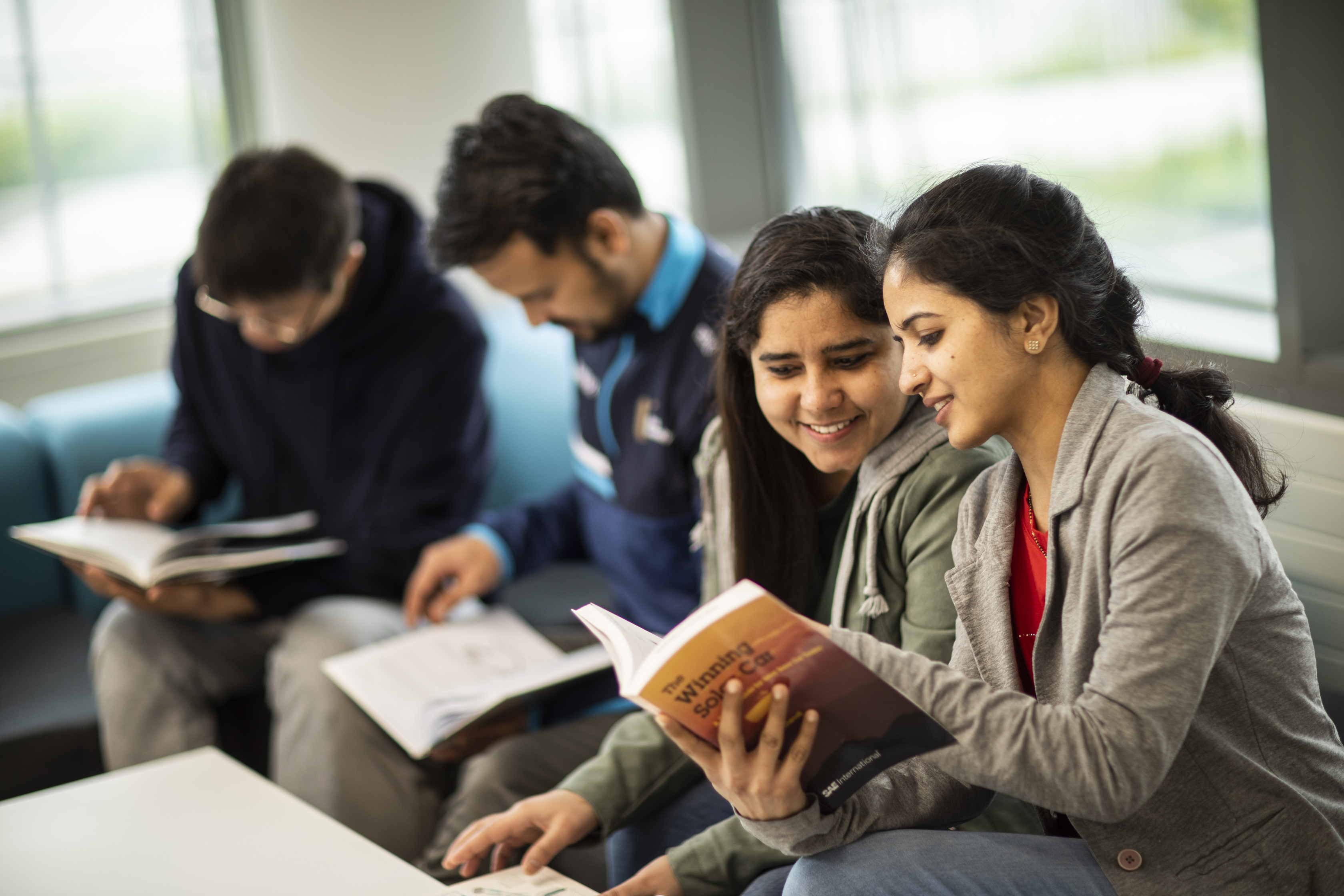 Students reading