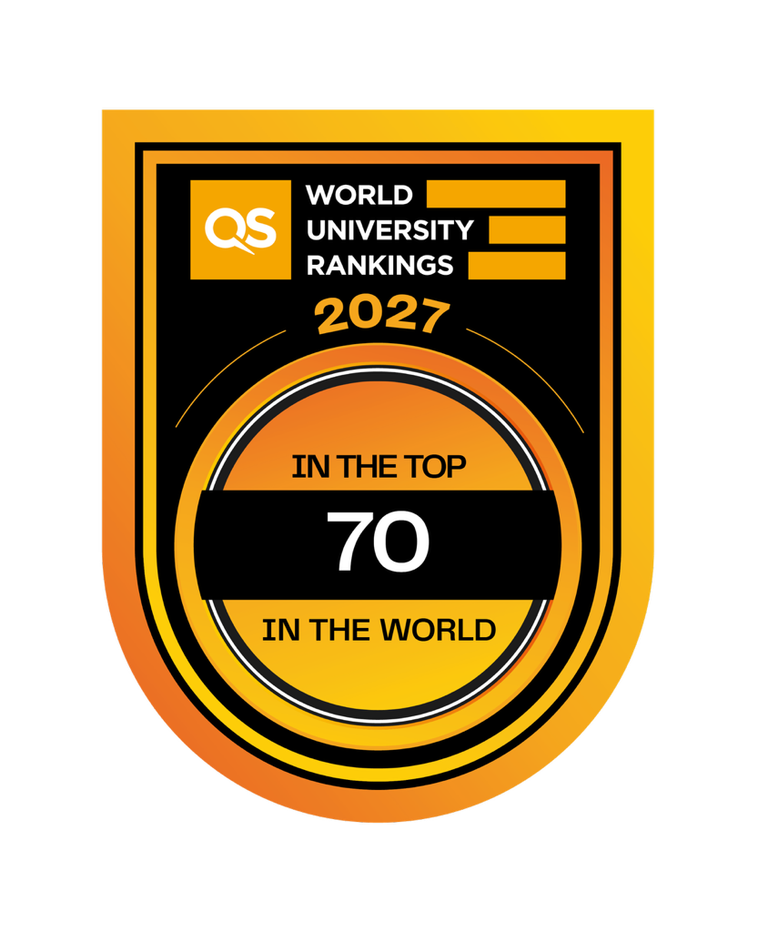 QS top 70 ranking badge