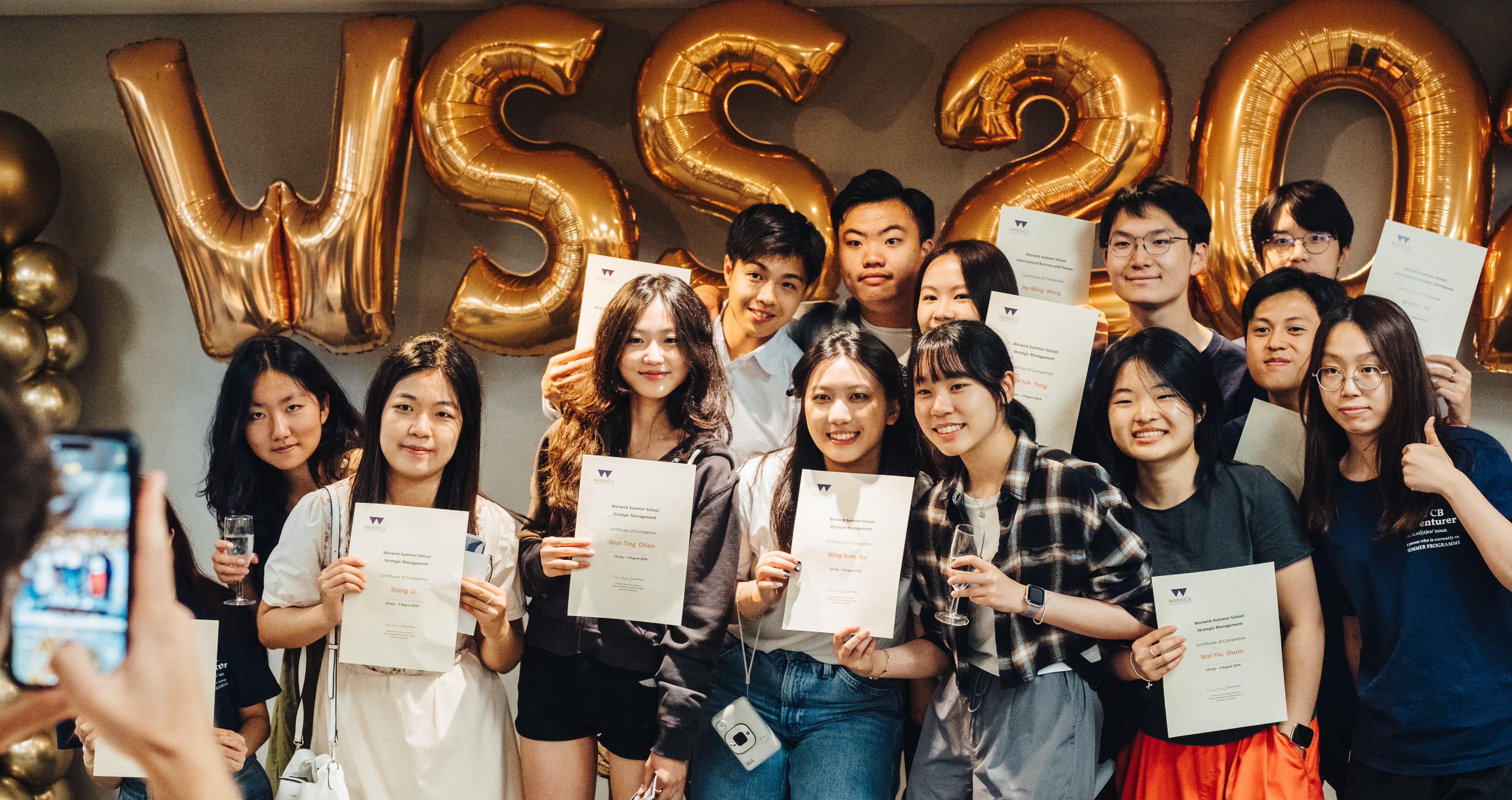 student group photo from Hong Kong CityU