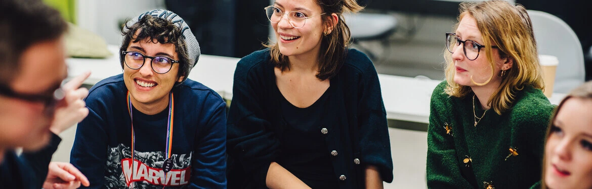 Modern Languages students talking