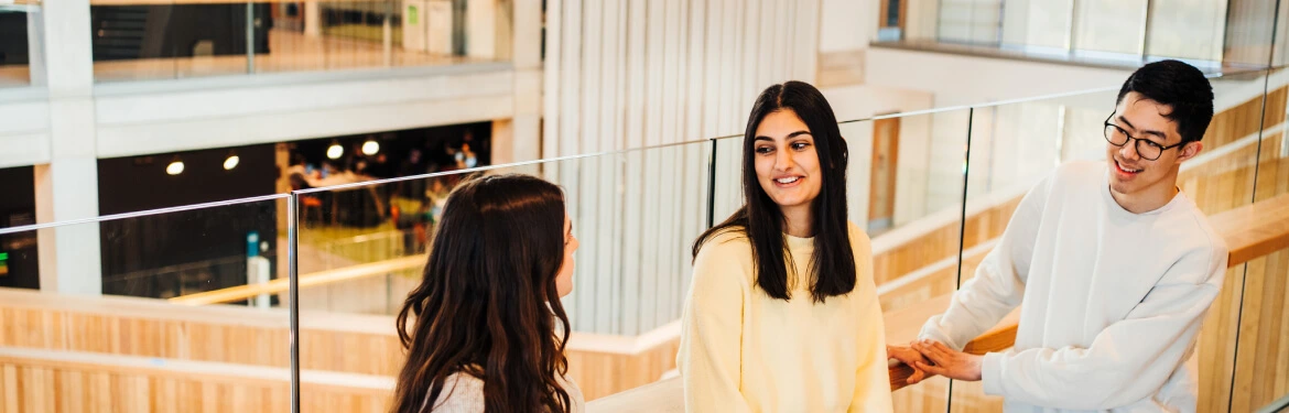 Students discussing History at University of Warwick