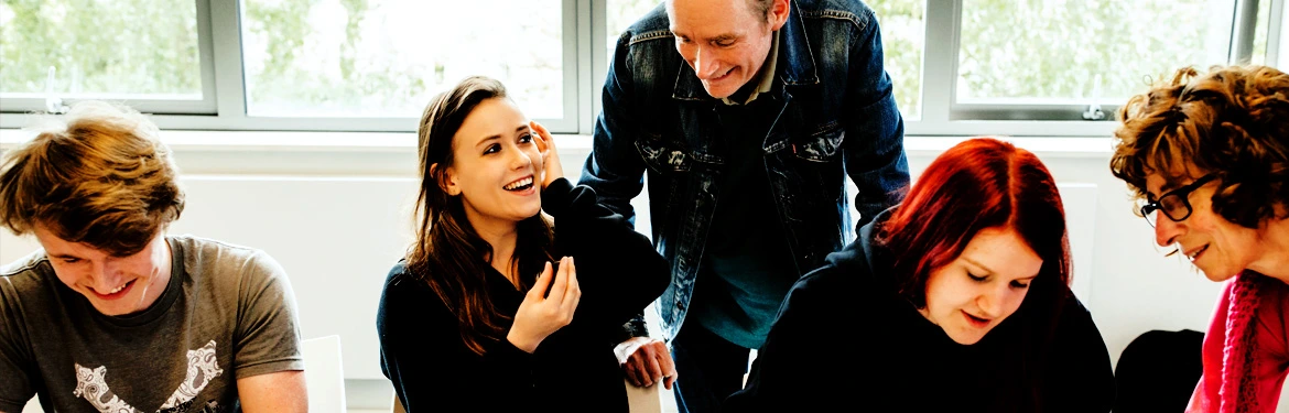 Modern Languages students talking