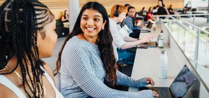 Students studying at University of Warwick