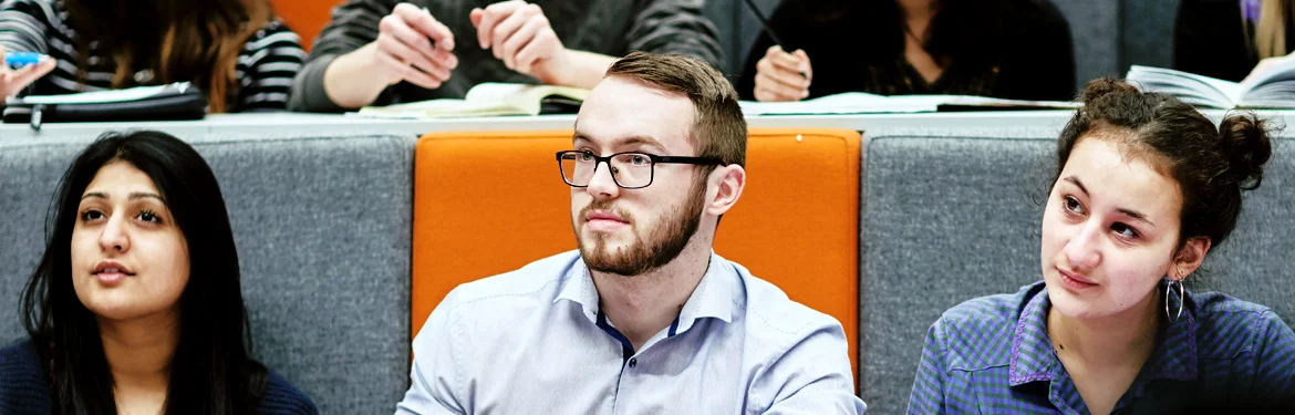 PPL students sitting in a lecture theatre