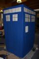 The TARDIS for the Chaplaincy Ball nearly complete