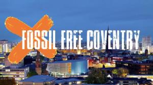 Fossil-free Coventry logo