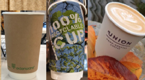 Disposable cups on campus