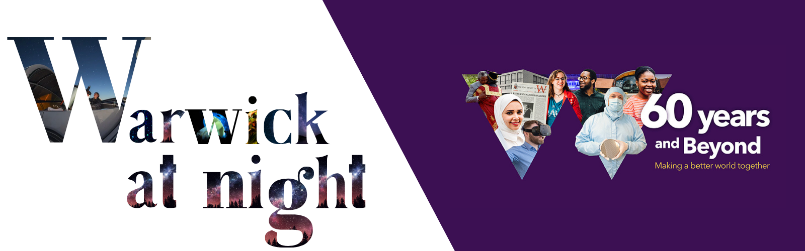 Warwick at night banner