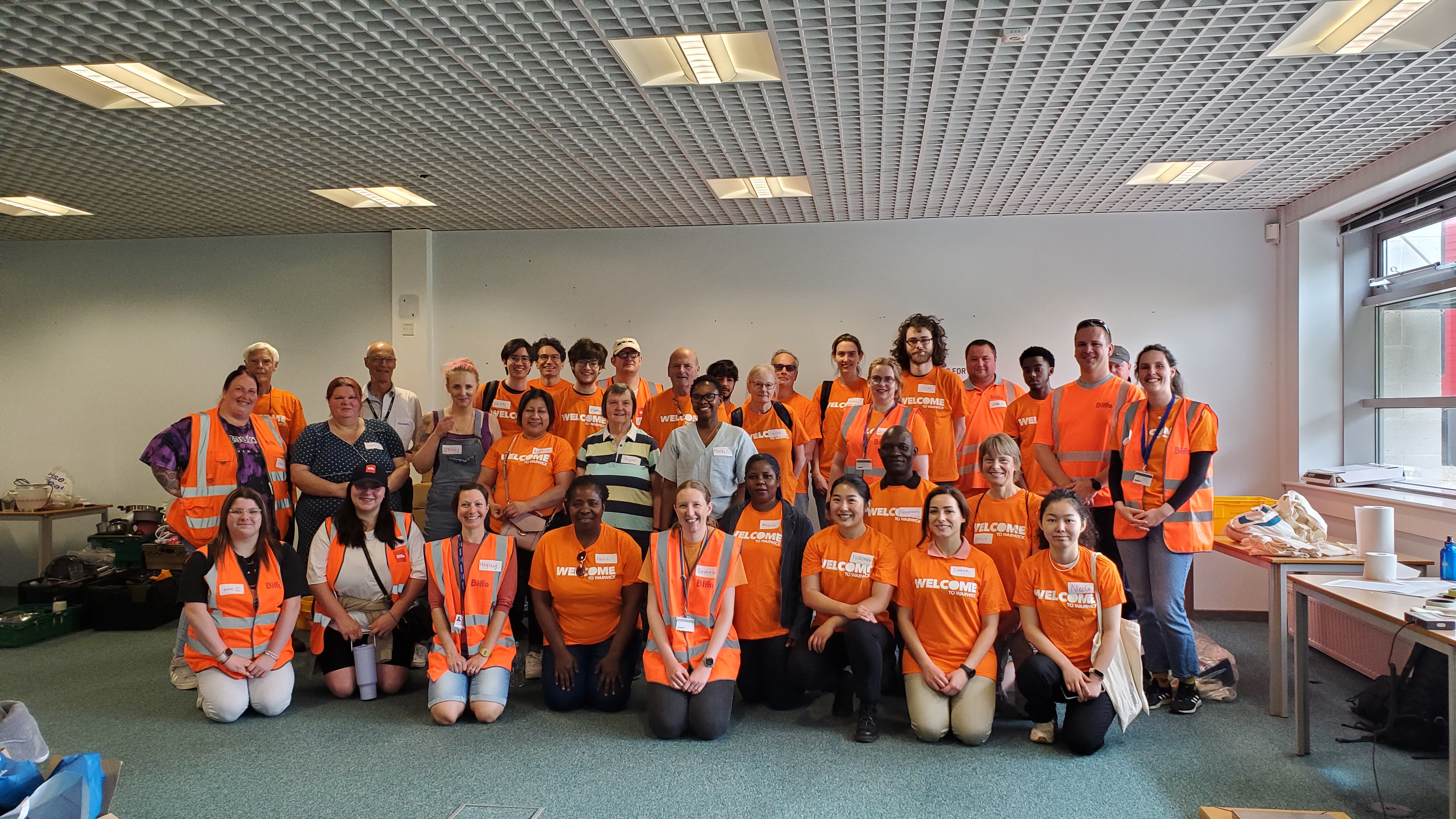 Group photo of volunteers