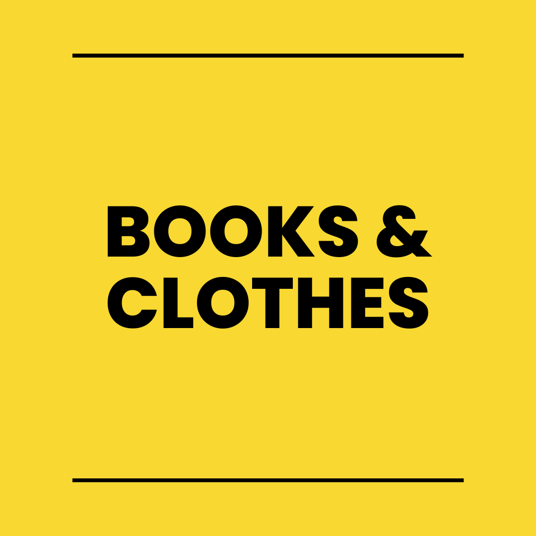 Books and clothes