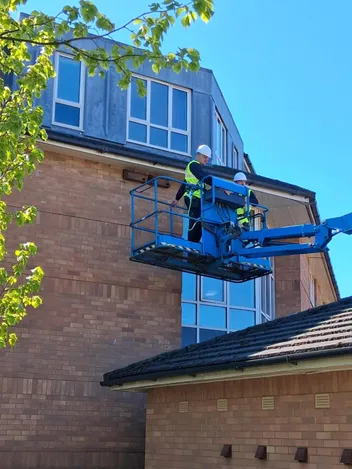 Installing swift nest boxes on campus