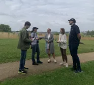 Butterfly Walk on campus