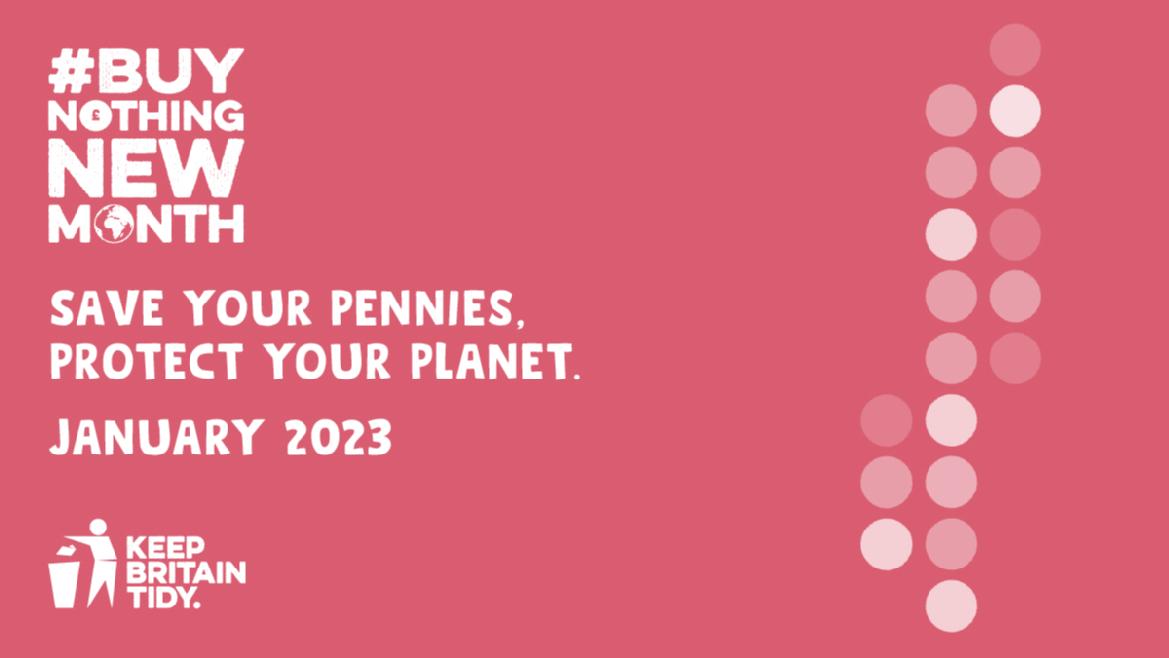 Buy Nothing New Month banner