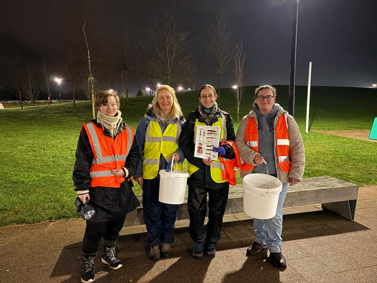 group photo of volunteers