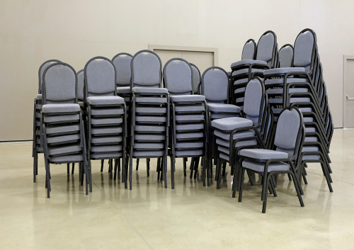Stack of chairs