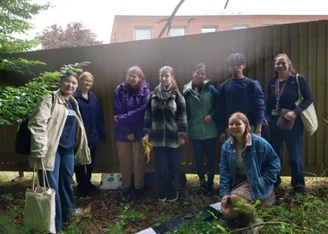 Hedgehog survey volunteers