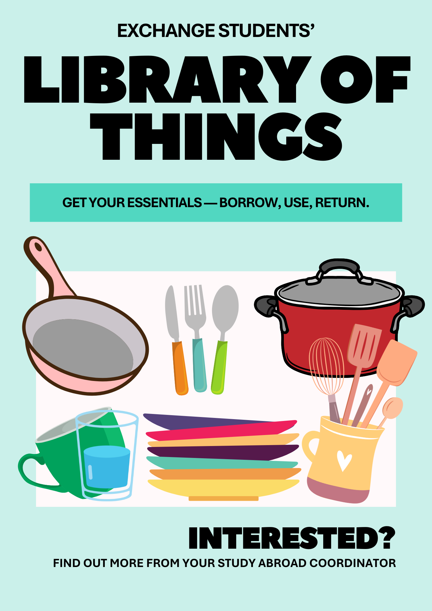 Library of Things flyer