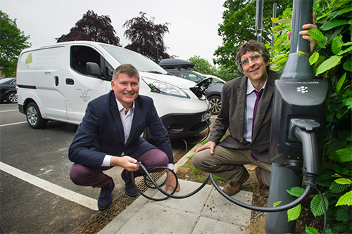 Picture of representatives of WMG and char.gy