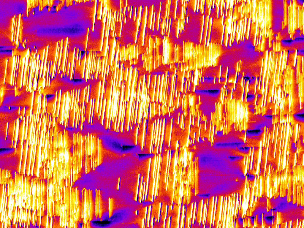 An image of crystal defects in a semiconductor by Francisco Alvarado Cesar