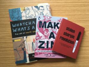 Selection of published zine books